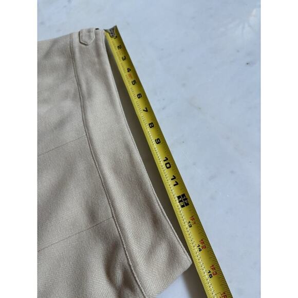 Ralph Lauren Collection Purple Label Skirt Ivory Cashmere Wool A-line Runway 6 S - Picture 6 of 11